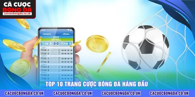 Top 10 trang cược bóng đá hàng đầu